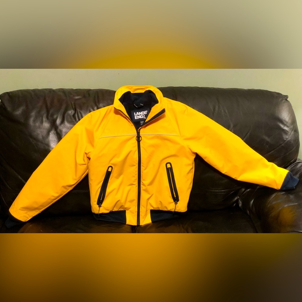 Lands’ End Fleece Lined Bomber Jacket